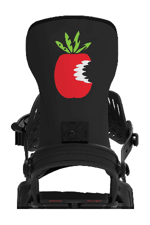 Bent Metal Axtion Snowboard Binding | Black/Red | Surfwax