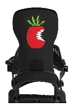 Bent Metal Axtion Snowboard Binding | Black/Red | Surfwax