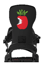 Bent Metal Axtion Snowboard Binding | Black/Red | Surfwax