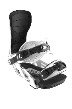 Bent Metal Axtion Snowboard Binding | White | Surfwax