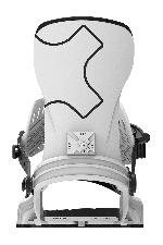 Bent Metal Axtion Snowboard Binding | White | Surfwax