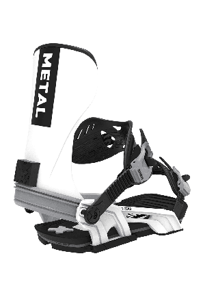 Bent Metal T-Zero Snowboard Binding | White | Surfwax