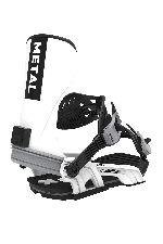 Bent Metal T-Zero Snowboard Binding | White | Surfwax