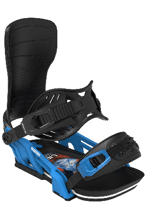 Bent Metal Transfer Snowboard Binding | Blue/Black | Surfwax