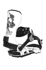 Bent Metal Transfer Snowboard Binding | White | Surfwax