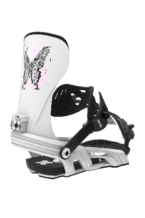 Bent Metal Stylist Women's Snowboard Binding | White | Surfwax