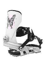 Bent Metal Stylist Women's Snowboard Binding | White | Surfwax