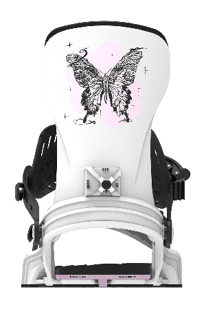 Bent Metal Stylist Women's Snowboard Binding | White | Surfwax