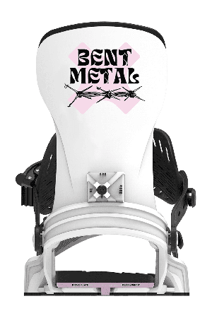 Bent Metal Stylist Women's Snowboard Binding | White | Surfwax