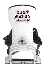 Bent Metal Stylist Women's Snowboard Binding | White | Surfwax