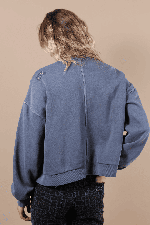 Oxbow Peace Moteriškas Bliuzonas | Vintage Indigo | Surfwax