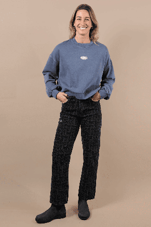 Oxbow Peace Moteriškas Bliuzonas | Vintage Indigo | Surfwax