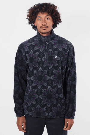 Oxbow Psych Men's Fleece | Deep Marine | Surfwax