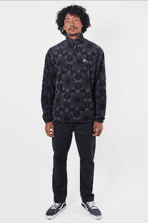 Oxbow Psych Men's Fleece | Deep Marine | Surfwax