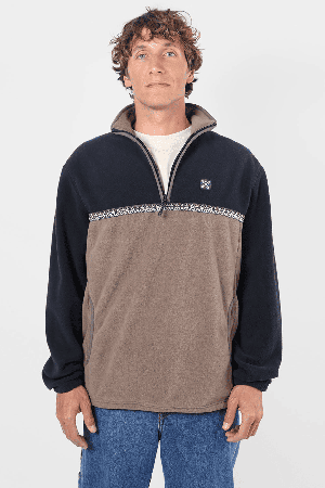 Oxbow Stackup Men's Fleece | Deep Marine | Surfwax