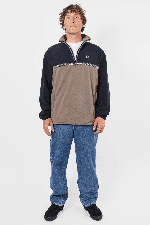 Oxbow Stackup Men's Fleece | Deep Marine | Surfwax