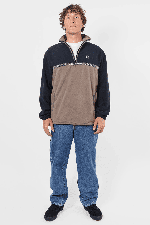 Oxbow Stackup Men's Fleece | Deep Marine | Surfwax