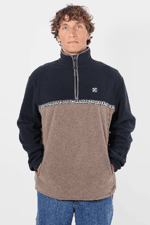 Oxbow Stackup Men's Fleece | Deep Marine | Surfwax