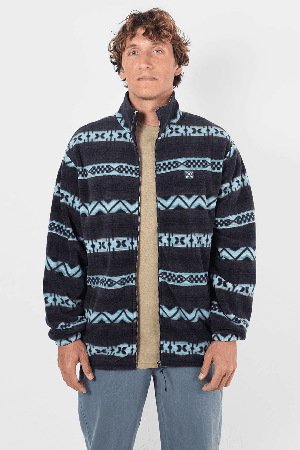 Oxbow Wildway Men's Fleece | Deep Marine | Surfwax