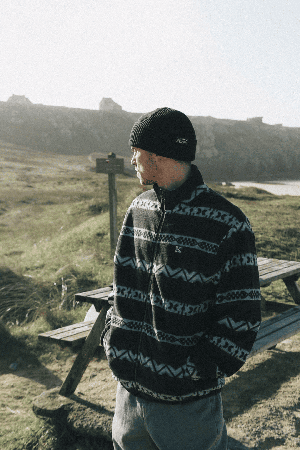 Oxbow Wildway Men's Fleece | Deep Marine | Surfwax
