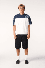 RipCurl Archive Thrashed Panel Vyriški Marškinėliai | White | Surfwax