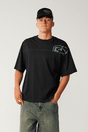 RipCurl Archive Thrashed Panel Men's Tee | Black | Surfwax