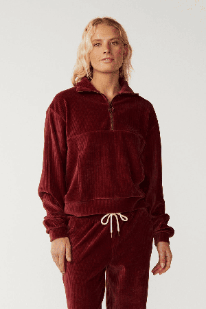 RipCurl Cosy Moteriškas Bliuzonas | Dark Plum | Surfwax