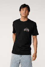 RipCurl Meo Peniche Pro 26 Vyriški Marškinėliai | Black | Surfwax