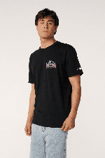 RipCurl Meo Peniche Pro 26 Vyriški Marškinėliai | Black | Surfwax