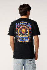RipCurl Meo Peniche Pro 26 Vyriški Marškinėliai | Black | Surfwax