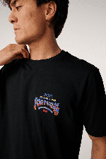 RipCurl Meo Peniche Pro 26 Vyriški Marškinėliai | Black | Surfwax
