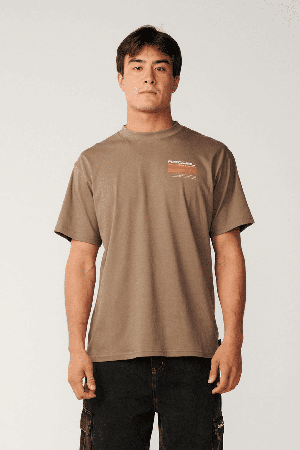 RipCurl Search Series Journey Man Men's Tee | Walnut | Surfwax