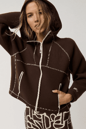 RipCurl Search Series Scuba Moteriškas Bliuzonas | Dark Brown | Surfwax