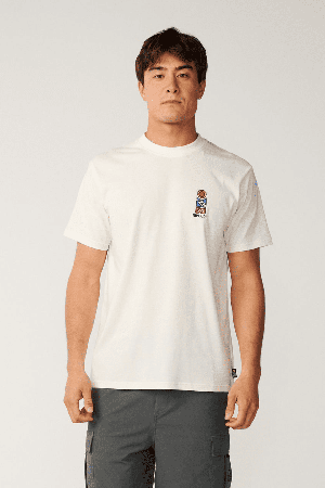 RipCurl Search Series Vaporcool Stack Men's Tee | Bone | Surfwax