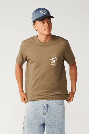 RipCurl Search Icon Men's Tee | Walnut | Surfwax
