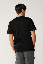 RipCurl Search Series Vaporcool Embroid Vyriški Marškinėliai | Black | Surfwax