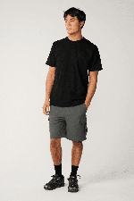 RipCurl Search Series Vaporcool Embroid Vyriški Marškinėliai | Black | Surfwax