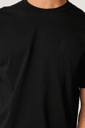 RipCurl Search Series Vaporcool Embroid Vyriški Marškinėliai | Black | Surfwax