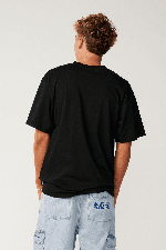 RipCurl Search Series Vc Credo Vyriški Marškinėliai | Black | Surfwax